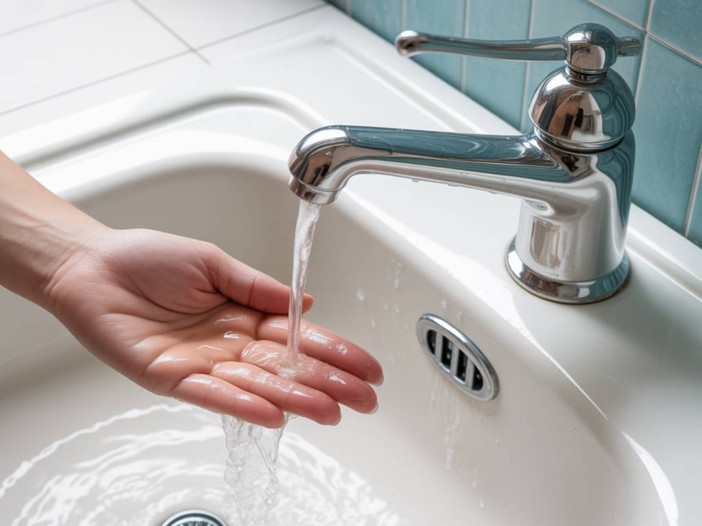 Pourquoi mon eau du robinet devient-elle blanche ? causes et solutions